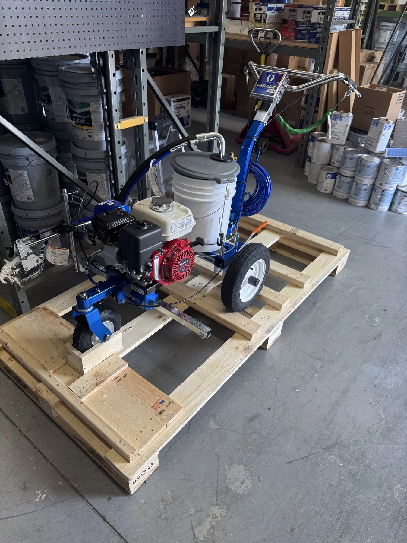 Professional Graco LineLazer striping machine